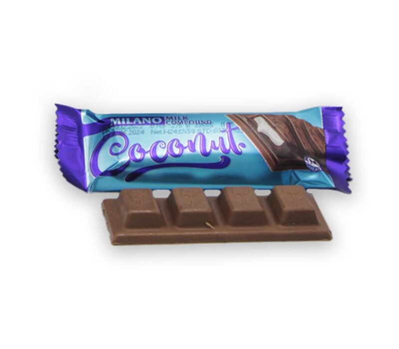 24x Milano Coconut Chocolate Bar 24pcs Box - 576g (Coconut) - Image 2