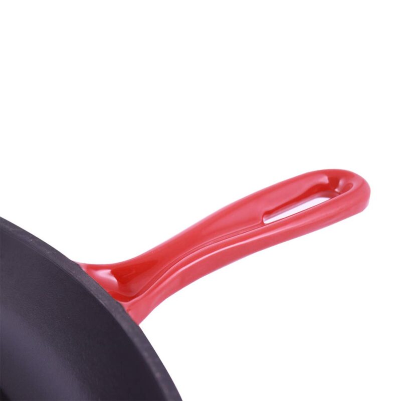 Ferro Cast-iron 29.5 cm Grill Pan, 2.6L, 4.5 mm, Majolica Red - Image 4