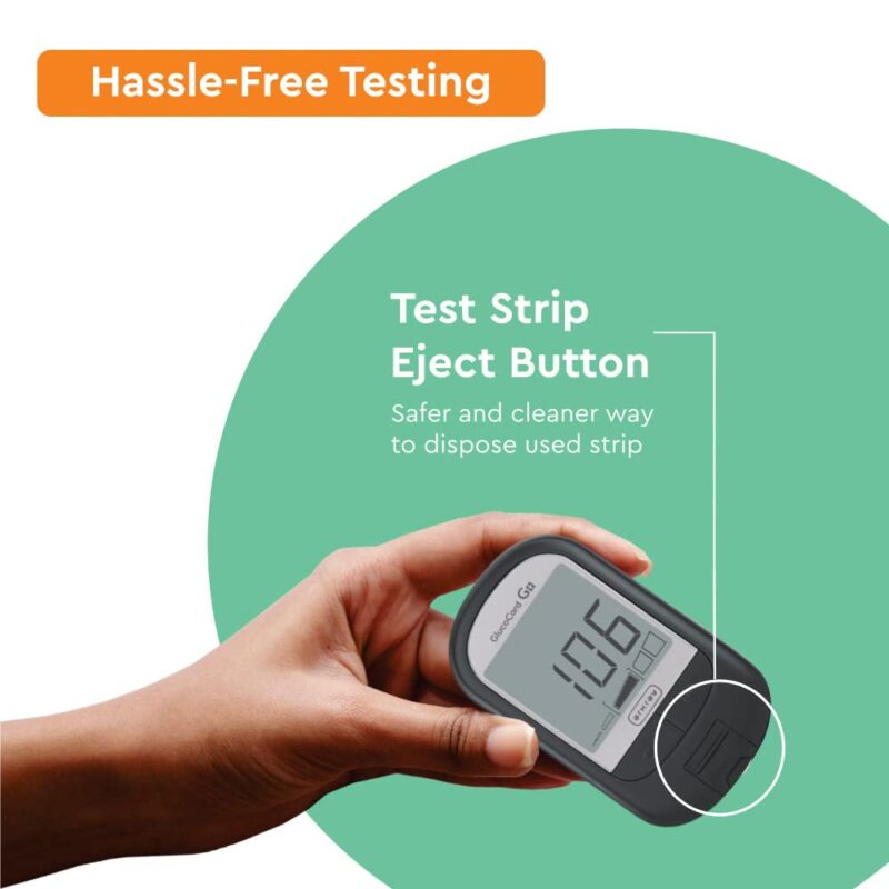 ARKRAY Glucocard G+ Advance glucometer machine | FREE 50 bottlepack Test Strips + 25 Trustlet Lancets + 1 Lancing device | Made in India | Designed with Advanced Japanese Technology - Image 4