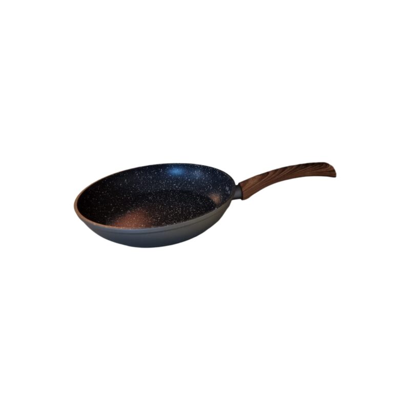 Westinghouse Grey Marble Series Forged Aluminum Cookware Set (3 Pieces) - 1 Frying Pan 26 cm + 1 Frying Pan 20 cm + 1 Crepe 28 cm | with Wooden Handle WCCS003203AMBB - Image 6