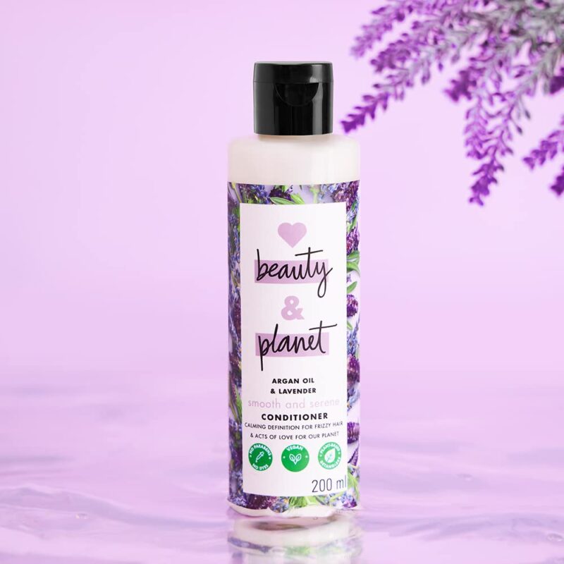 Love Beauty & Planet Argan Oil And Lavender Paraben Free Smooth And Serene Conditioner||No Parabens|| No Dyes, 200 Millilitre - Image 2
