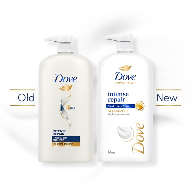 Dove Intense Repair Shampoo For Dry & Damaged Hair, 1 Ltr - Image 5