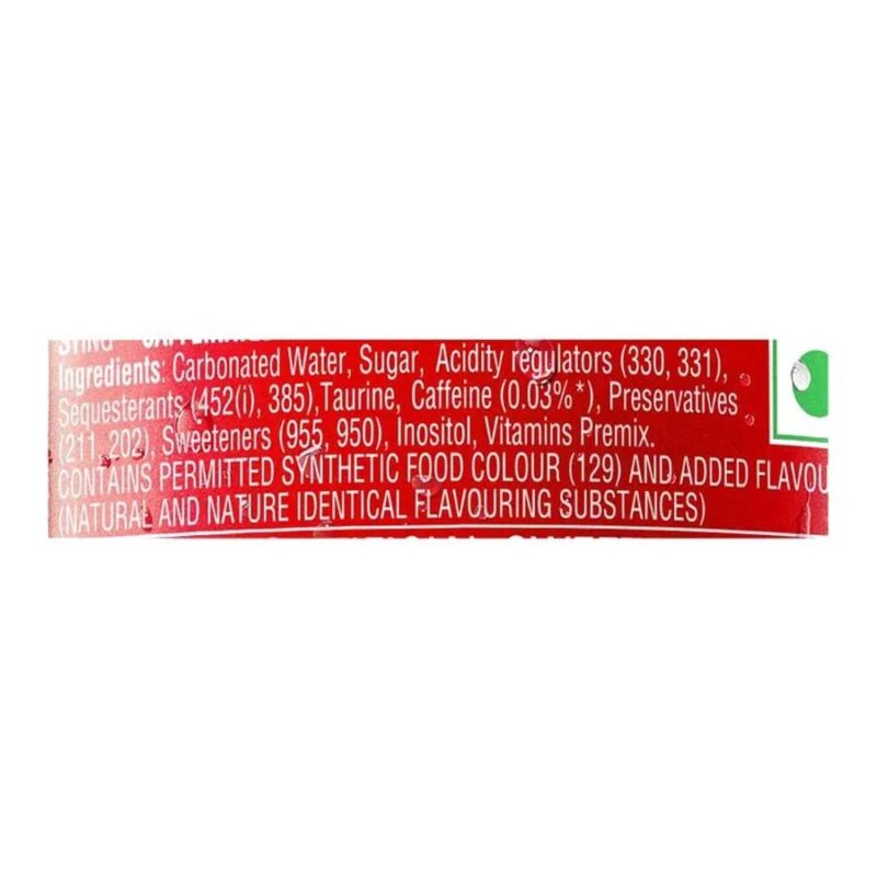 30x Sting Strawberry Energy Drink, 250 ML each - Pack of 30 - Image 6