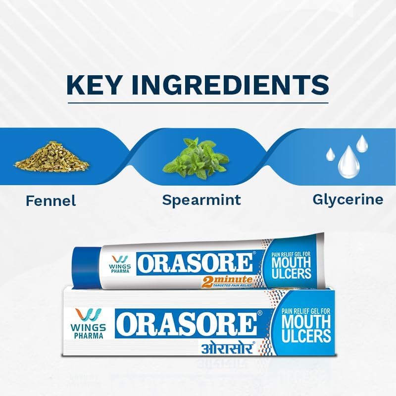 Orasore Mouth Ulcer Gel Treatment (Pack Of 2) - Image 6