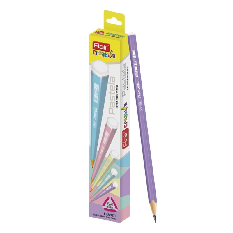 Flair Creative Series Pastela 2B Extra Dark Pencil Box Pack