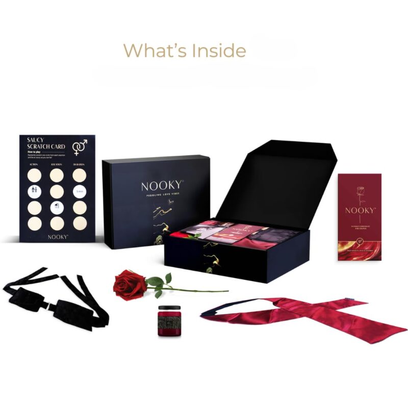Nooky Midnight Magic Box (6 items in a gift box) | Premium Dark Chocolate for Uplifting Mood| Best Chocolate Gift Box | Vegan & Gluten-Free Delight - Image 3