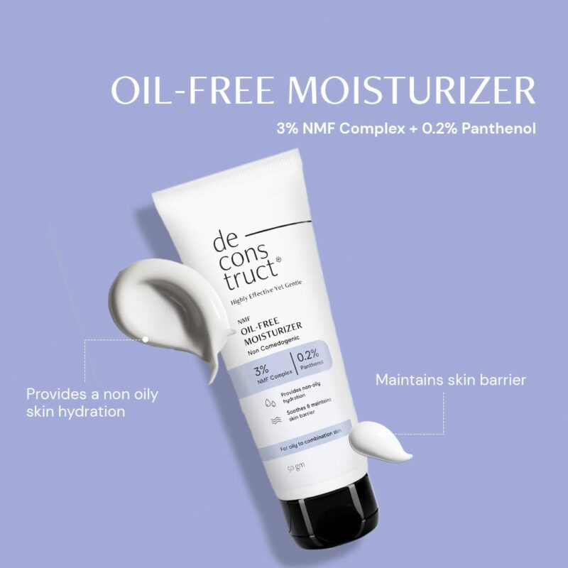 Deconstruct Daily Oil Free Cleanse & Hydrate Duo - Oil Control Face Wash + Oil- Free Moisturiser | Oil-free and Hydrated skin | Oily Acne Prone Skin - Image 4
