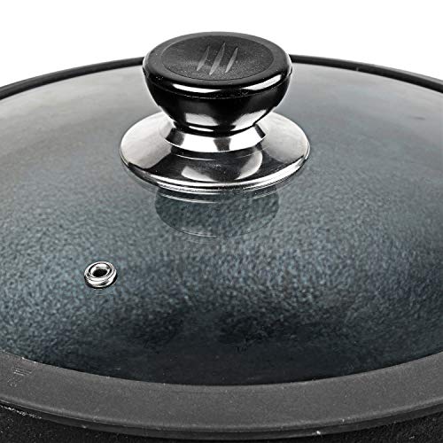 Vinod Legacy Pre-Seasoned Cast Iron Kadai with Lid 4.3 L Capacity (26 cm Diameter) - Induction and Gas Stove Friendly, Black - Image 3