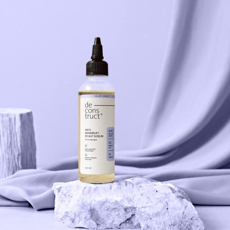 Deconstruct Anti-Dandruff Scalp Serum|Contains 2% Salicylic Acid + 1% Prebiotic + 0.5% Piroctone Olamine|Dandruff Remover|Sulphate&Paraben Free - 100Ml,130 Grams - Image 2