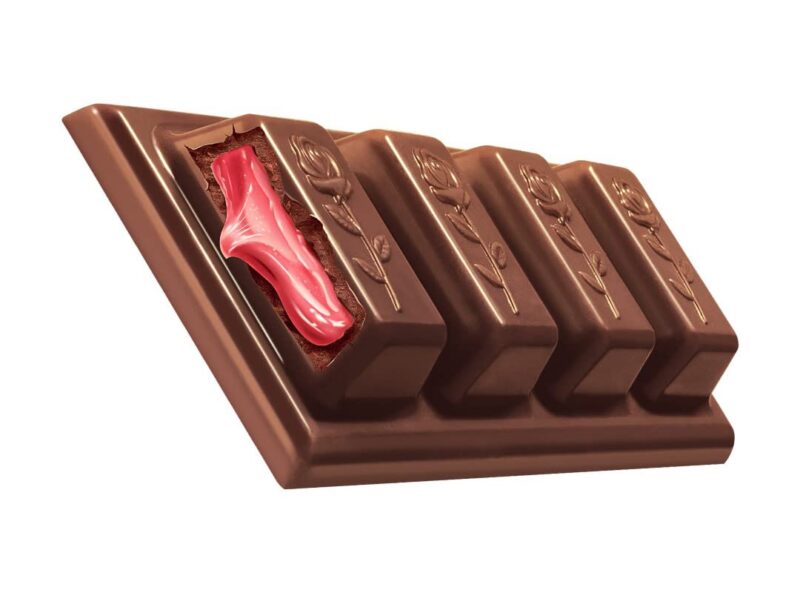 24x Milano Strawberry Chocolate Bar 24pcs Box - 576g (Strawberry) - Image 5