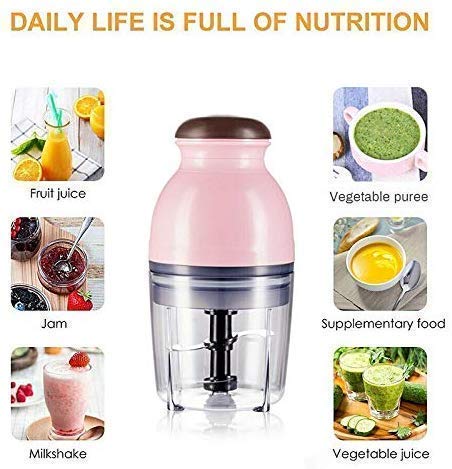 HOSHILA172 Stainless Steel and Glass Electric Meat Grinders with Bowl , Multicolor - Image 5