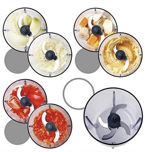 HOSHILA172 Stainless Steel and Glass Electric Meat Grinders with Bowl , Multicolor - Image 4
