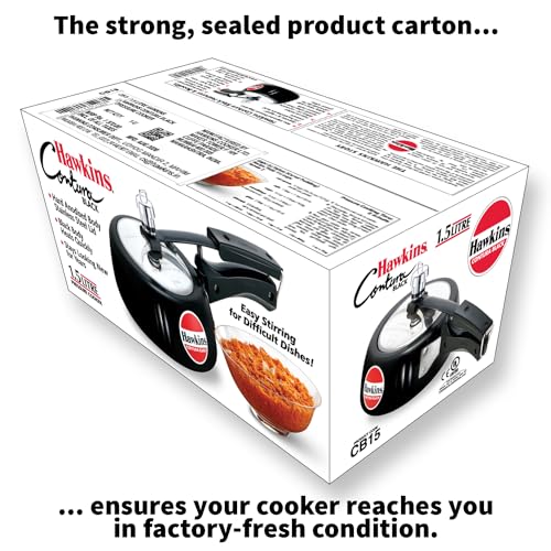 Hawkins Contura Black 1.5 litre Pressure Cooker - Image 4