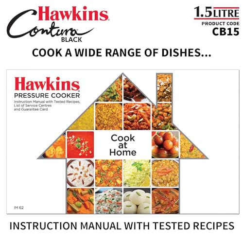 Hawkins Contura Black 1.5 litre Pressure Cooker - Image 3
