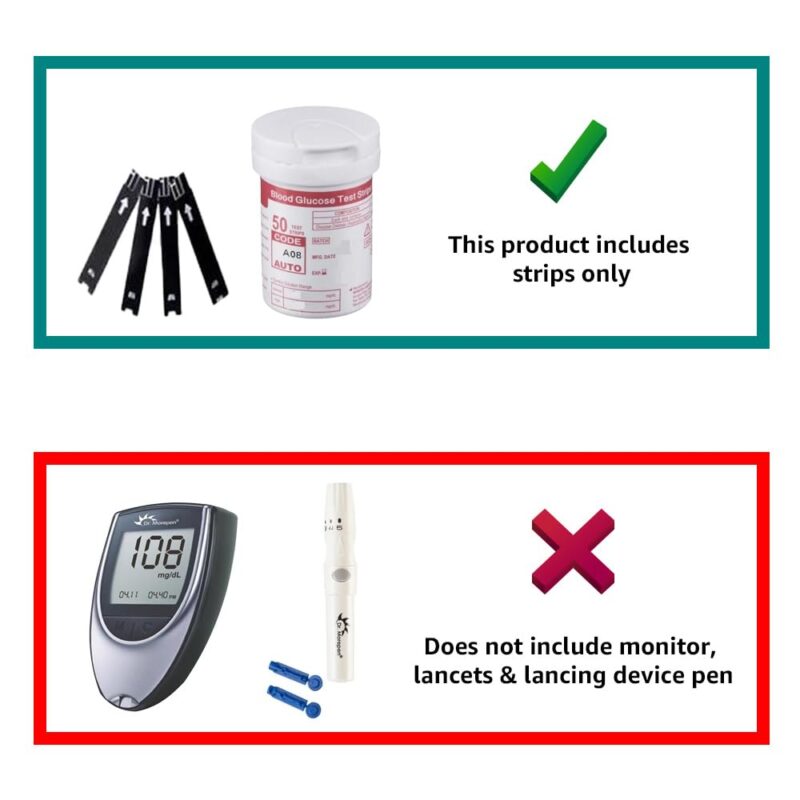 Dr. Morepen Gluco-One BG-03 Blood Glucose 50 Test Strips Only - Image 4