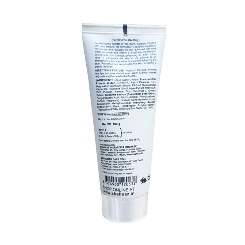 Shahnaz Husain Pearl Mask, Cream, 100 g - Image 6