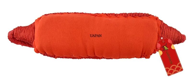UAPAN Brass Ghungroo Anklets Bells For Women I 3 Line Pad I Red I 2 Pair I Perfect for traditional Indian dance - Image 4