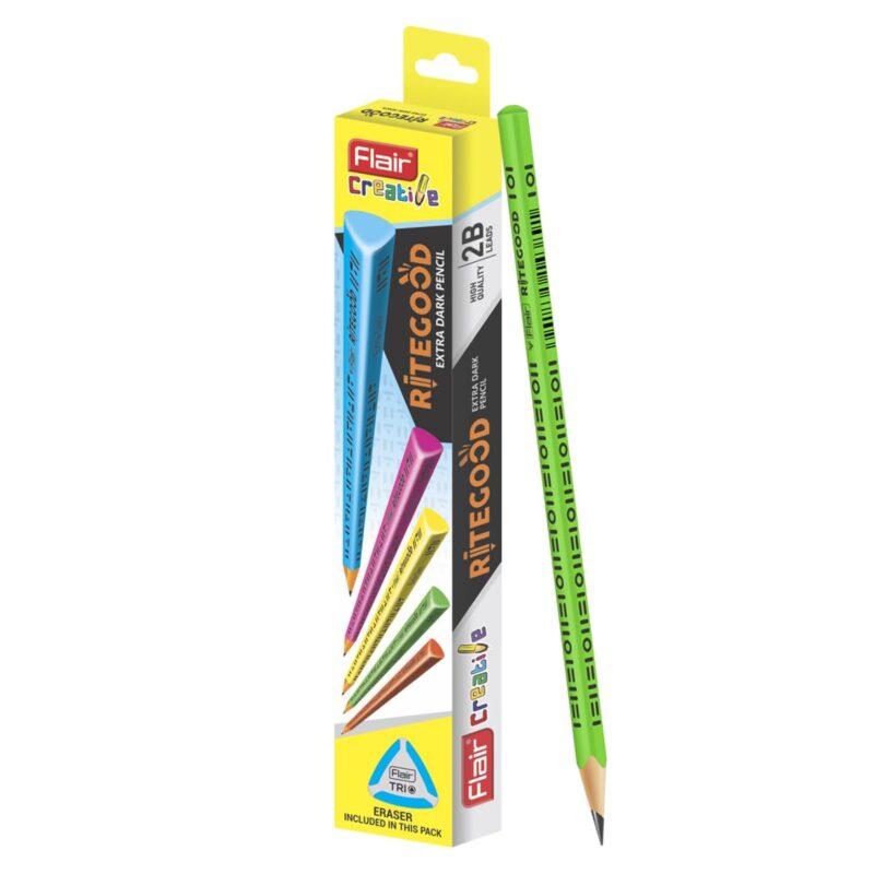 Flair Creative Series Ritegood 2B Extra Dark Pencil Box Pack