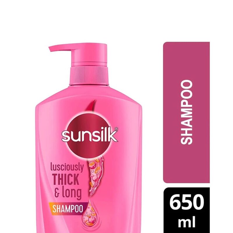 Sunsilk Lusciously Thick & Long Shampoo, 650 ml - Image 5