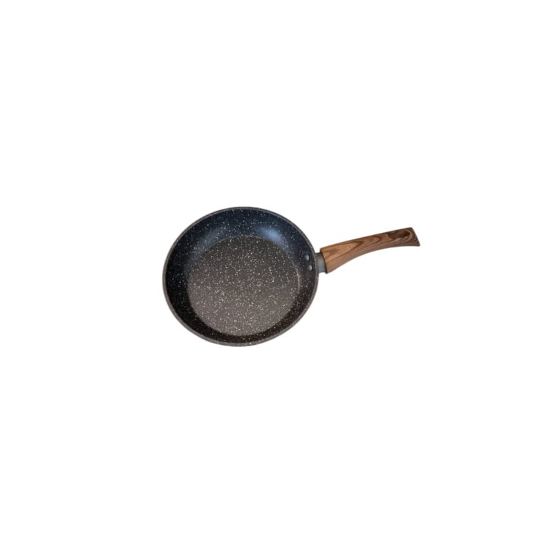 Westinghouse Grey Marble Series Forged Aluminum Cookware Set (3 Pieces) - 1 Frying Pan 26 cm + 1 Frying Pan 20 cm + 1 Crepe 28 cm | with Wooden Handle WCCS003203AMBB - Image 7