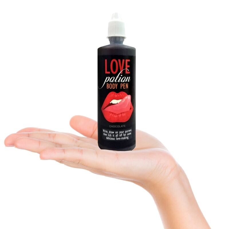 exciting Lives - Love Potion Body Pen - Chocolate Ink to write on Skin - Gift for Valentine's Day, For Girlfriend, Wife, Husband, Boyfriend, Lovers, Couples - Anniversary, Birthday - 80gms - Image 3