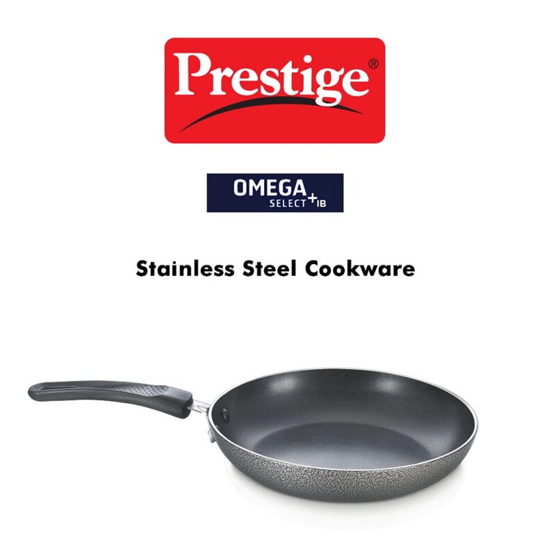 Prestige Omega Select Plus 20cm Non-Stick Fry Pan | Gas & Induction Compatible | Scratch Resistant & Metal Spoon Friendly | Sturdy Handles - Image 3