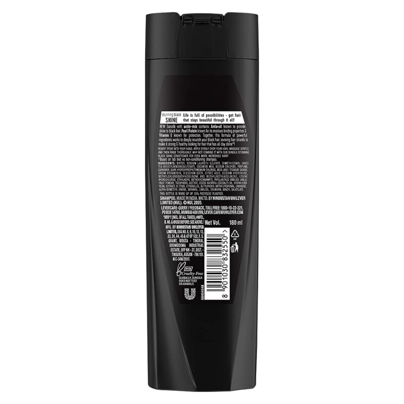 Sunsilk Stunning Black Shine Shampoo 180 ml - Image 6