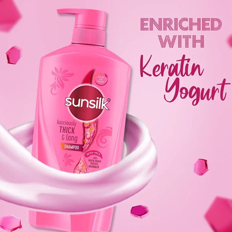 Sunsilk Lusciously Thick & Long Shampoo, 650 ml - Image 6