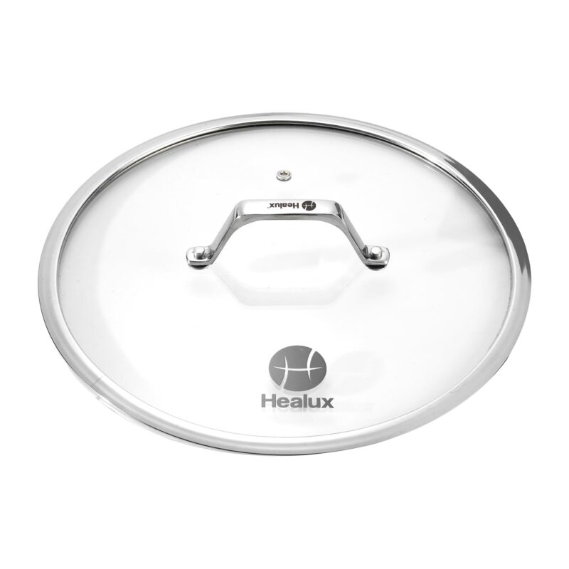 Healux 28cm Tiana Triply Wok with Glass Lid - 3.5L - Image 3
