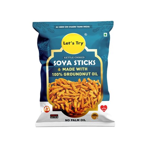 Let's Try Crunchy Soya Sticks - 160 g