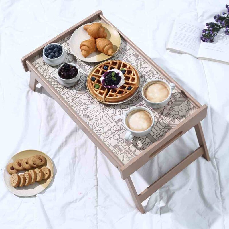 Casablanca Bed Tray Geometric Pattern - Image 5
