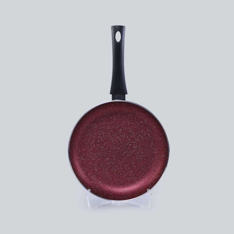 Sigma Non-stick Cookware Set, 4Pc (Kadhai with Lid, Dosa Tawa, Fry Pan), Induction Bottom, Cool Touch Bakelite Handles, Virgin Aluminium, PFOA Free, 2 Years Warranty, Red and Black - Image 4