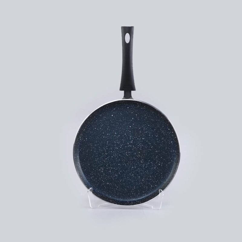 Sigma Non-stick Cookware Set, 4Pc (Kadhai with Lid, Dosa Tawa, Fry Pan), Induction Bottom, Cool Touch Bakelite Handles, Virgin Aluminium, PFOA Free, 2 Years Warranty, Midnight Blue - Image 4