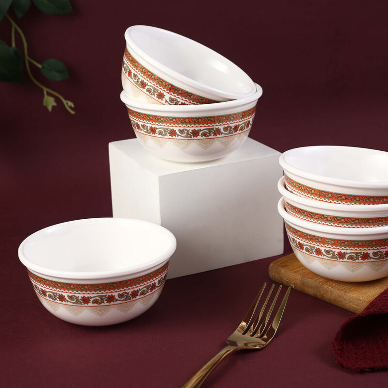 Venice Veg bowl - Royal Red (Set of 6) - Image 4