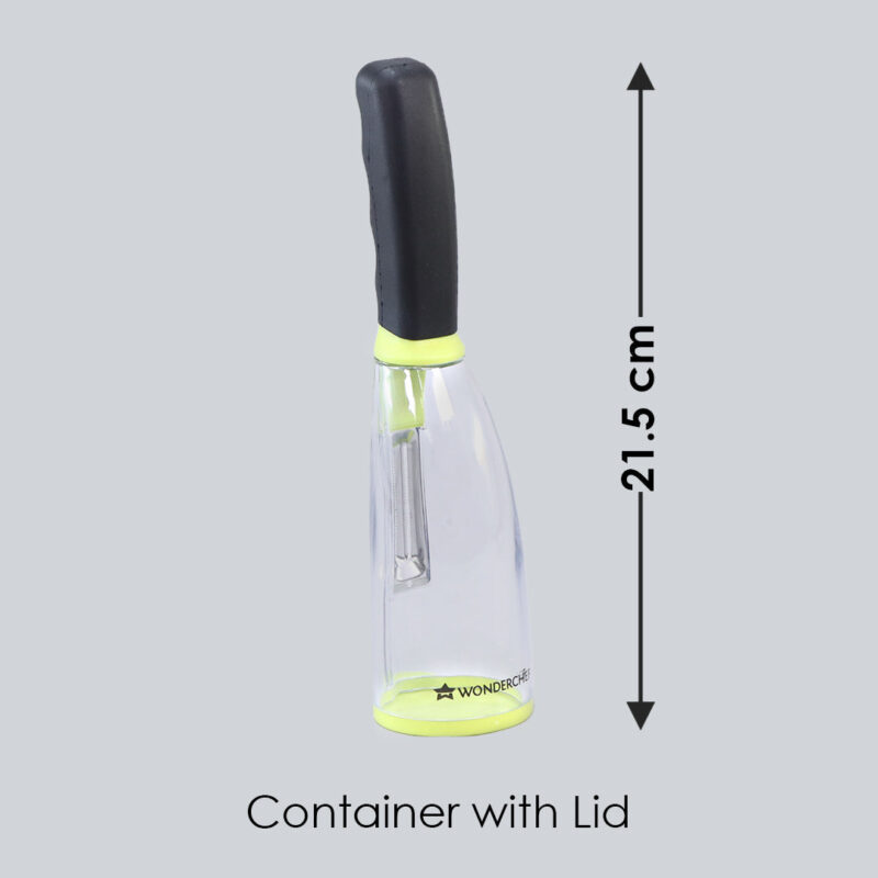 Smart Multifunctional Vegetable/Fruit Peeler for Kitchen with Containers, Stainless Steel Blade, Sharp - Image 4