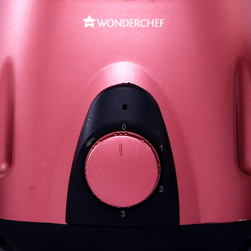 Vietri Mixer Grinder 750W with 3 Thick Steel Jars, Stainless Steel Sharp Blades, Secure Lid, 3 Speed Settings, 5 years Warranty on Motor, Black & Red - Image 4