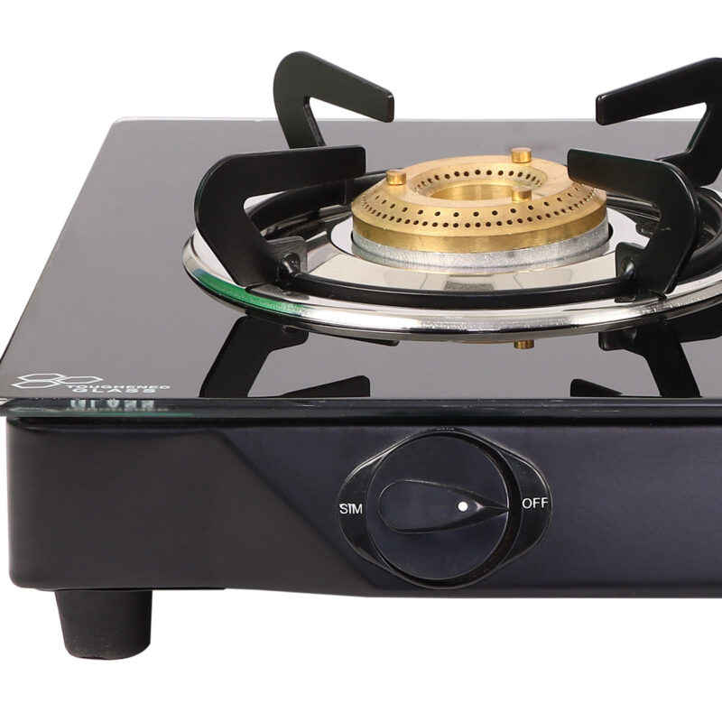 Glory 2 Burner Glass Cooktop, Stainless Steel Drip Tray, Black Toughened Glass with 2 Year Warranty, Manual Ignition Gas Stove - Image 4