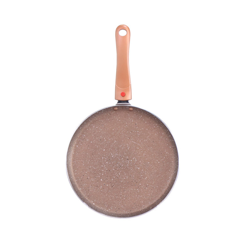 Ruby Plus 24 cm Cookware Set Bronze, Kadhai with Lid, Fry Pan, Dosa Tawa, Non-stick set of 4, Induction use, Tempered Glass Lid, - Image 4