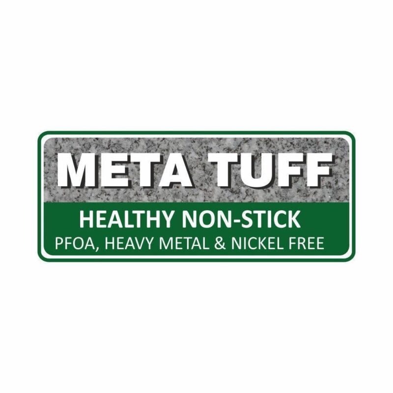 Granite 18 cm Non-Stick Sauce Pan | Induction Bottom | Soft-Touch Handles | Virgin Grade Aluminium | PFOA and Heavy Metals Free | 3.5mm | Non Stick Sauce Pan | 1.8 litres | 2 Years Warranty | Grey - Image 9