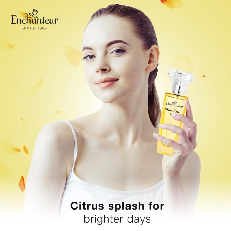 Enchanteur Mon Amie Liquid Lemon Perfume For Women, 50Ml - Image 5