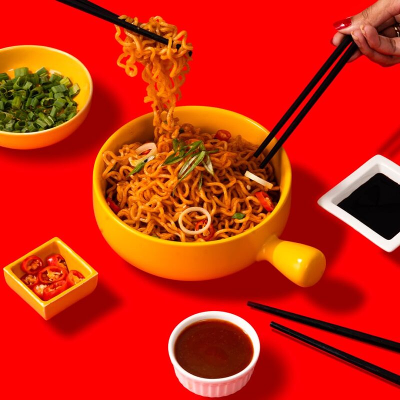 25x Masterchow K-chow Korean Masala Instant Ramen Noodles - 94g - Pack of 25 - Image 4