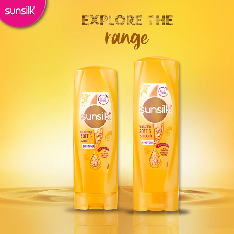 Sunsilk Nourishing Soft & Smooth Conditioner 180 Ml - All Skin Type,Liquid - Image 2
