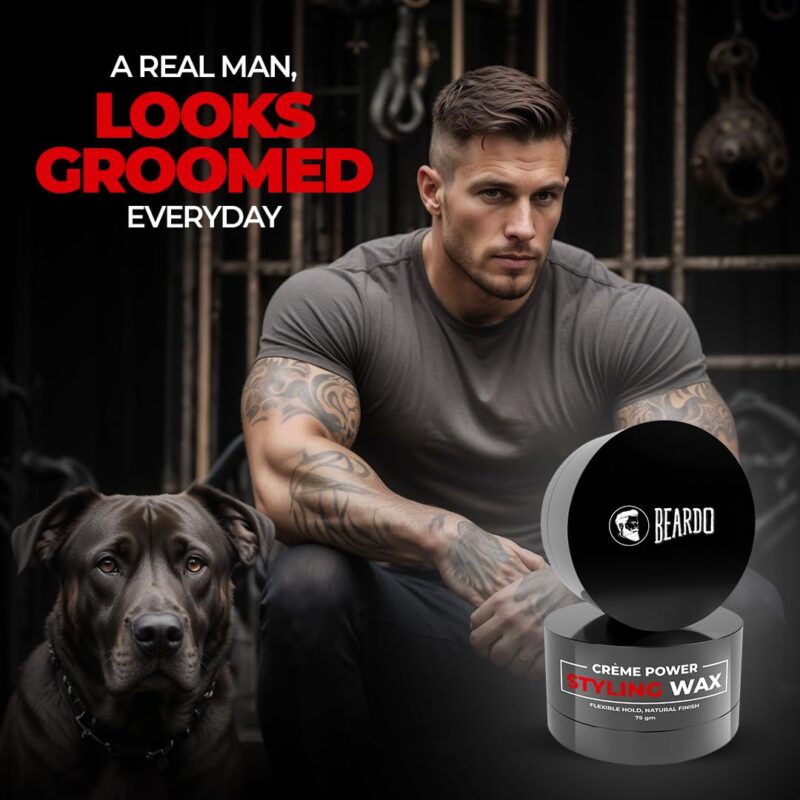 4x Beardo Creme Power Styling Wax, 75 gm each - Pack of 4 - Image 4