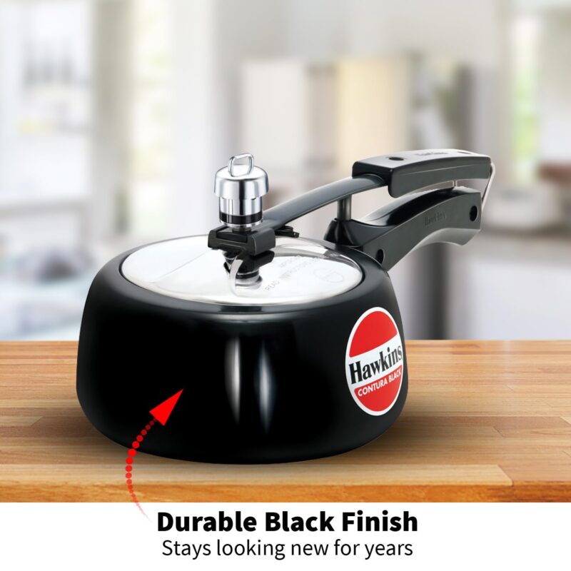 Hawkins Contura Black 1.5 litre Pressure Cooker - Image 8
