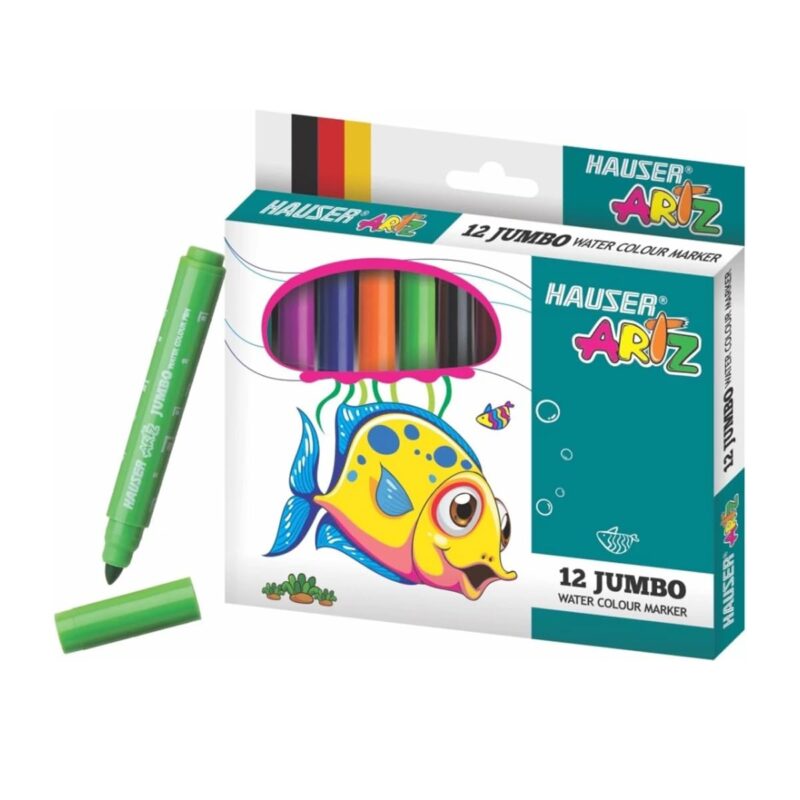 Hauser Artz Series 12 Shades Jumbo Water Color Marker