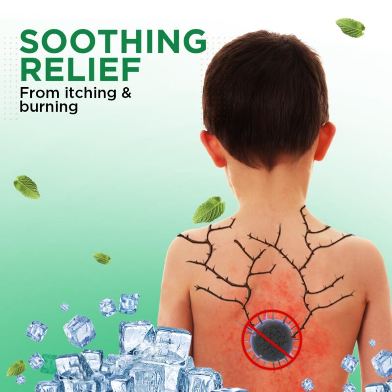 Candid Prickly Heat Powder | Relief from Rashes & Prickly Heat | Neem & Menthol Cooling | Soothing Relief from Itching & Burning | Sweat Absorption | Controls Bacterial Growth | 120g - Image 6