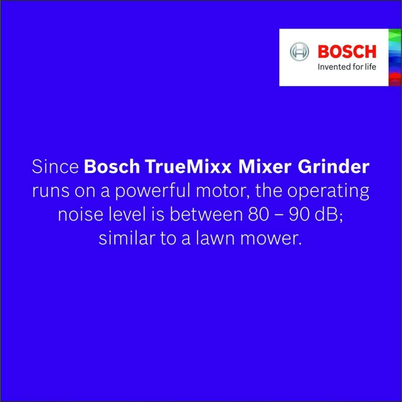 Bosch TrueMixx Bold Mixer Grinder 750 Watt, 4 Jars (White) - Image 5