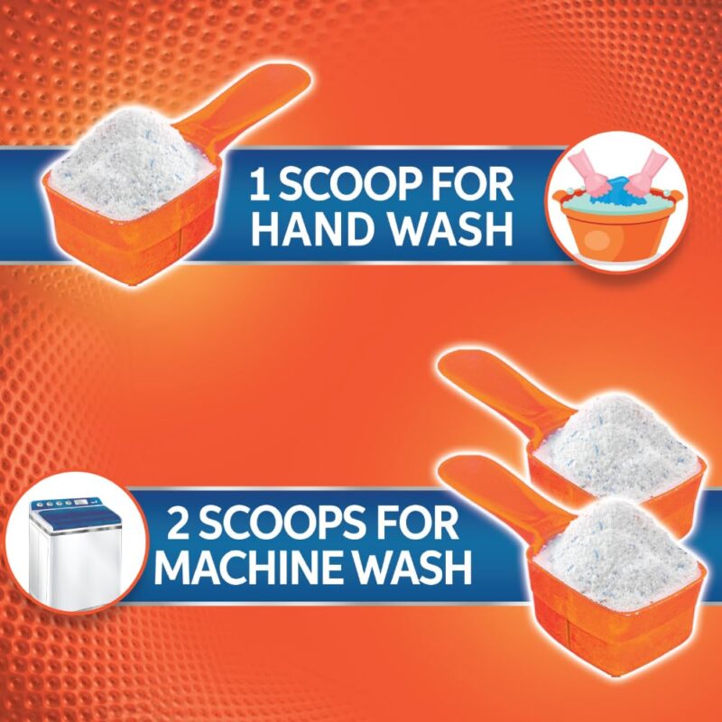 Tide Plus Double Power Detergent Washing Powder Lemon & Mint 2kg - Image 2