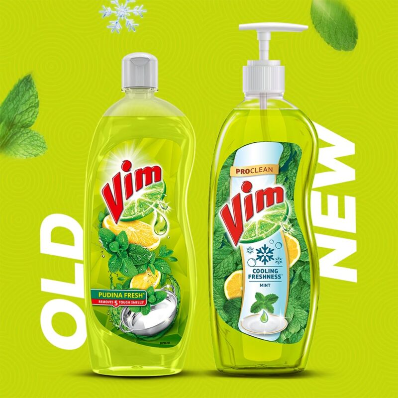 Vim Dishwash Anti Smell Liquid, Pudina, 750 ml (VIMV100) - Image 4