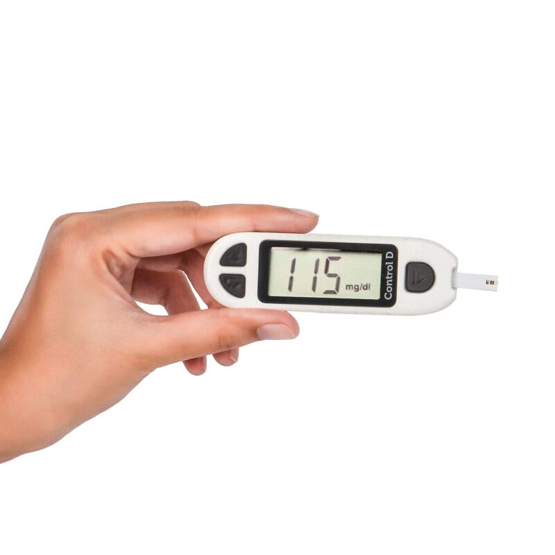 Control D Blood Glucose Monitor (Pack of 100 Strips, White) - Image 6